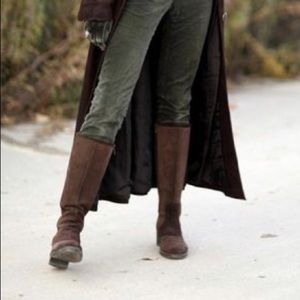 Prada Tall brown suede boots size 38 1/2  - US 8